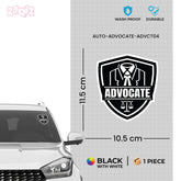 Bold Advocate Sticker for Road Awareness